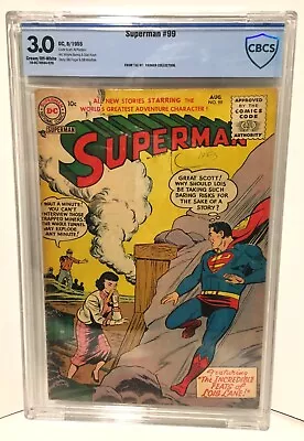 Buy Superman #99  CBCS 3.0  DC 1955  From The Mt. Rainier Collection • 138.36£