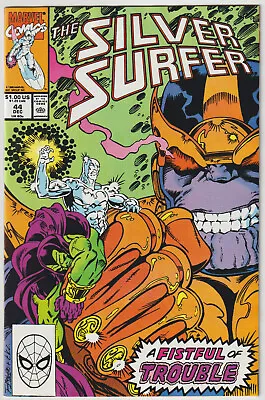 Buy Silver Surfer #44 (Dec 1990, Marvel), VFN (8.0), 1st Infinity Gauntlet App. • 41.90£