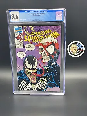 Buy Amazing Spider-man #347 CGC 9.6 (NM+) Feat: Venom • 88.17£