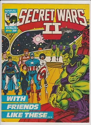 Buy Secret Wars II #48 1986 F/VF Marvel UK • 4.50£