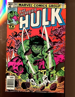 Buy Incredible Hulk #245 - Newsstand - 1st Appearance Super Mandroid (6.0) 1980 • 11.88£