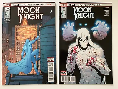 Buy Moon Knight #188 & #189 Nm Marvel Comics 2018 1st Appearance Sun King • 19.70£