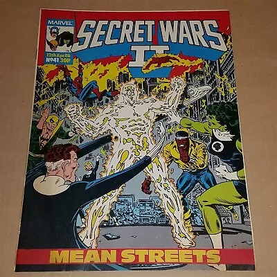 Buy Marvel Super Heroes Secret Wars Ii #41 12th April 1986 British Weekly ^ • 6.99£