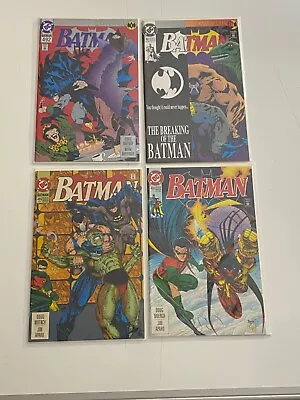 Buy Batmsn 497 488 489 492 Silver Batman Azrael Comic Lot 4 Knightfall Prelude Bane • 34.52£