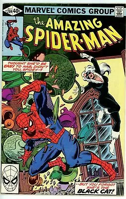 Buy Amazing Spider Man #204 (1963) - 6.5 FN+ *3rd Appearance Black Cat* • 7.59£