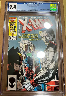 Buy Uncanny X-Men #210 CGC 9.4 1st Cameo Appearance Of The Marauders • 43.36£