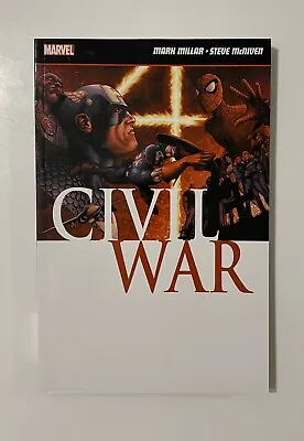 Buy MARVEL Civil War By Mark Millar Steve McNiven Graphic Novel 2015 • 6.50£