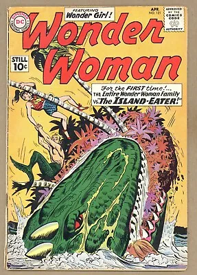 Buy Wonder Woman 121 (VG-) Robert Kanigher, Ross Andru 1961 DC Comics V304 • 74.67£