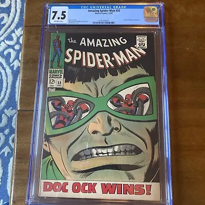 Buy Amazing Spider-Man #55 1967 CGC 7.5 • 299£