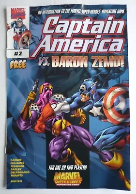 Buy Captain America #2 Vs. Baron Zemo Promo Comic VG/FN (1999) Marvel Adventure Game • 11£