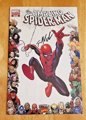 Buy The Amazing Spider-Man #602 70th Anniversary Variant 2009 Signed • 34.70£