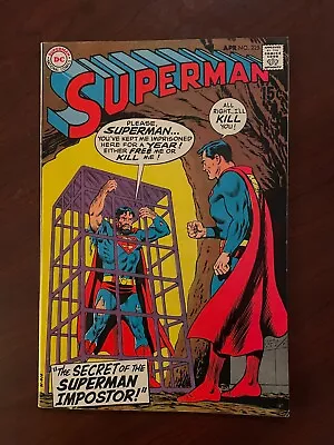 Buy Superman #225 (DC Comics 1970) Bronze Age Superman Curt Swan 8.0 VF • 29.57£