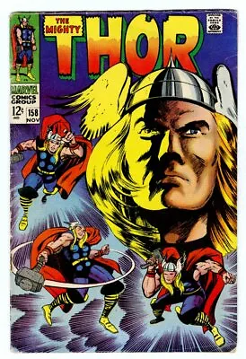 Buy Thor #158 Origin Retold Stan Lee Jack Kirby 1968 • 10.07£