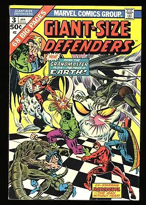 Buy Giant-Size Defenders #3 VF- 7.5 1st Korvac! Daredevil Grandmaster! Marvel 1975 • 38.79£