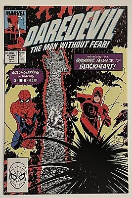 Buy Daredevil #270, 1st Blackheart Appearance, NM, Marvel Comics, 1989 • 31.97£