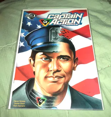 Buy Moonstone CAPTAIN ACTION COMICS (2008) #5 VF/NM Obama Cover • 2.39£