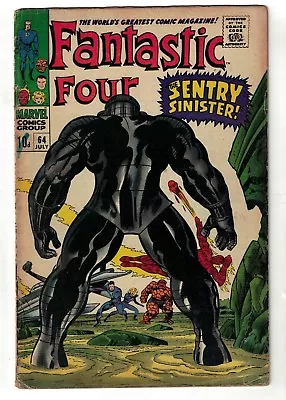 Buy Marvel Comics Fantastic Four 64  Silver Age 1967 VGF 5.0  • 23.99£
