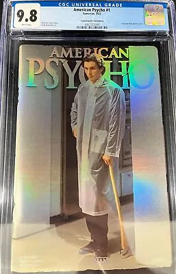 Buy CGC 9.8 American Psycho 1 ComicTom101 Foil Edition Christian Bale Photo • 199.87£