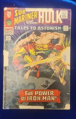 Buy Marvel Tales To Astonish Sub Mariner Hulk 82 Lower Grade Bagged And Boarded  • 8.69£
