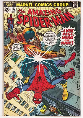 Buy Amazing Spider-Man #123 Very Fine 8.0 Luke Cage Gil Kane Art 1973 • 51.46£