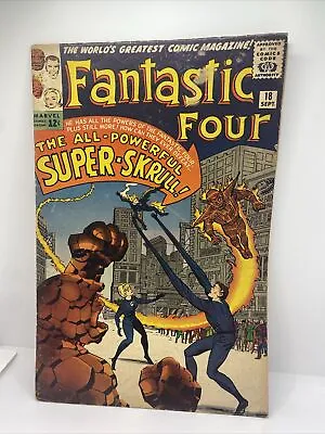 Buy Fantastic Four (1961 Series) #18 In Good. Marvel Comics Super Skrull • 157.68£
