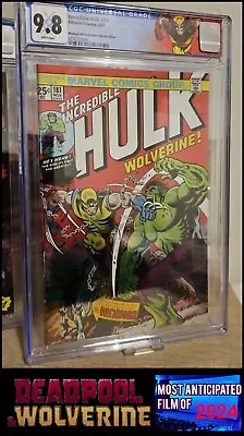 Buy Hulk #181 CGC 9.8 🔥 Comic Con 🌟 Foil ☠️ Wolverine ☠️ Secret Wars    Mutants 98 • 159.99£