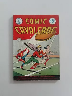 Buy Comic Cavalcade 8 DC 1944 Flash, Green Lantern, Wonder Woman, Rare • 471.12£