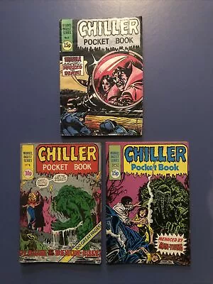 Buy Chiller Pocket Books #5 #9 #10 Marvel UK 1980. Bronze Age Issues • 15£