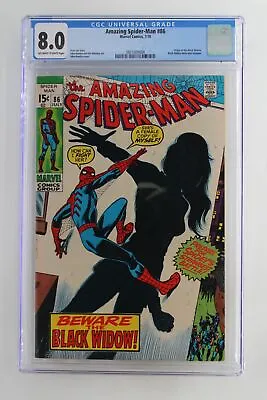 Buy Amazing Spider-Man #86 - Marvel 1970 CGC 8.0 Origin Of The Black Widow • 149.42£