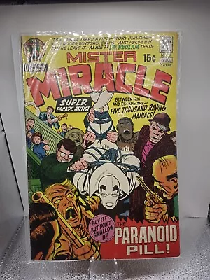 Buy MISTER MIRACLE #3 1971 1st Appearance Of Doctor Bedlam! JACK KIRBY BRONZE • 14.41£