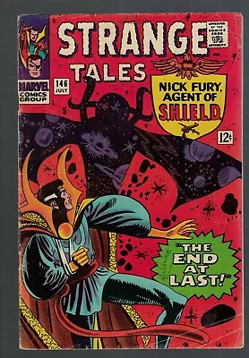 Buy Marvel Comics Strange Tales 146 VG+ 4.5  1966  1st Appearance Of A.I.M End Last • 54.99£