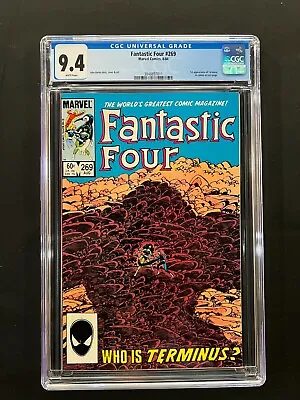 Buy Fantastic Four #269 CGC 9.4 (1984) - John Byrne - 1st App Of Terminus • 39.52£