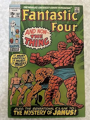 Buy Fantastic Four (1971) #107 * 1st Appearance Of Nega-Man * Lee / Buscema 🔥🔥 • 32.17£
