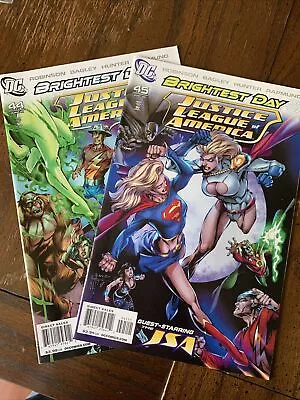 Buy Justice League Of America: Brightest Day #44, 45, 2010, VF/NM JSA! Jade Returns! • 7.89£