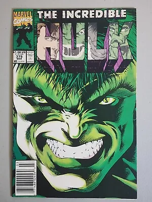 Buy Incredible Hulk #379 Newsstand VF/NM Or Better Peter David Marvel 1991 • 3.15£