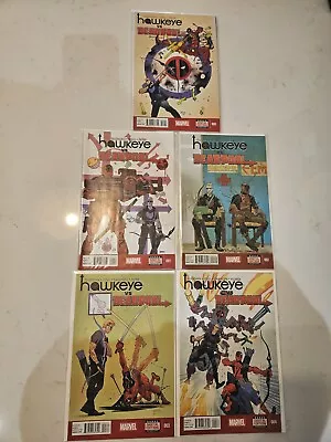 Buy Hawkeye Vs Deadpool #0-4 Full Set VF+ Marvel Comics • 30£