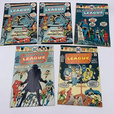 Buy Justice League Of America (1960 DC Series) Bronze Age Lot #118,118,122,123,124 • 13.98£