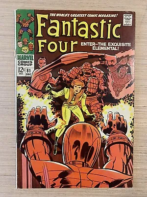 Buy MARVEL Fantastic Four 81  1968  A • 15.80£