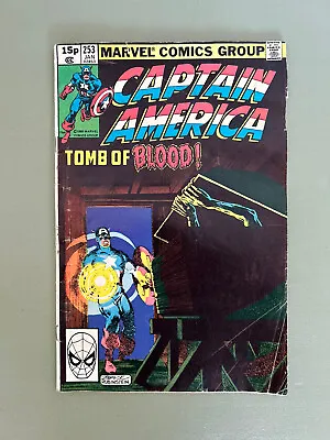 Buy Marvel Comics Captain America #253 1st Appearance Of Union Jack 111 1981 Bronze • 7.95£