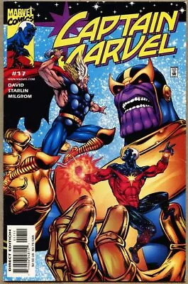 Buy Captain Marvel #17-2001 Vf 8.0 Peter David Jim Starlin Thanos Thor • 12.06£