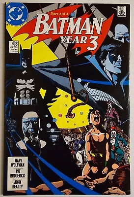 Buy BATMAN YEAR 3 #436 HIGH GRADE 1st Tim Drake DC Comics 1989 • 2.36£