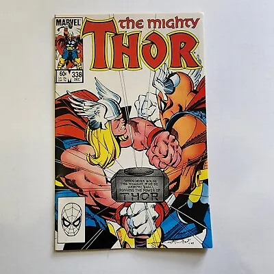 Buy Thor #338 2nd Beta Ray Bill! 1st Stormbreaker! Marvel 1983 • 14.29£