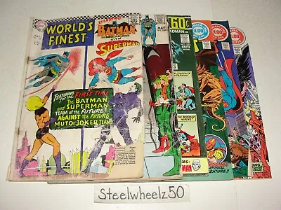 Buy Worlds Finest 7 Comic Lot DC 1967 #166 184 220 223 265 266 278 Batman Superman • 32.16£