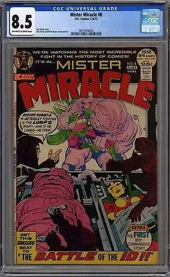 Buy Mister Miracle #8 Cgc 8.5 Off-white To White Pages Dc Comics 1972 • 63.96£