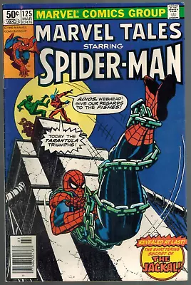 Buy Marvel Tales 125  The Jackal Unmasked! (rep Amazing Spider-Man 148) 1981  F/VF • 5.49£