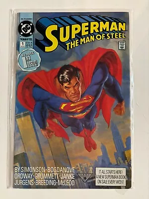 Buy DC Comics - Superman - Man Of Steel - '91 To '98 - Choose Your Issue #1 To 82 NM • 4.95£
