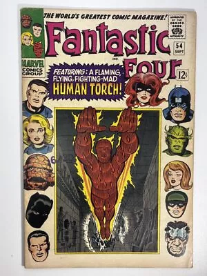 Buy Fantastic Four #54 (1966) 3rd App. Black Panther (T'Challa), 1st App. The Wan... • 29.24£