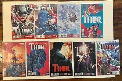 Buy Thor #1-#8 & Annual Complete Set (2014) 1st Cover Jane Foster Mighty Thor New NM • 45£