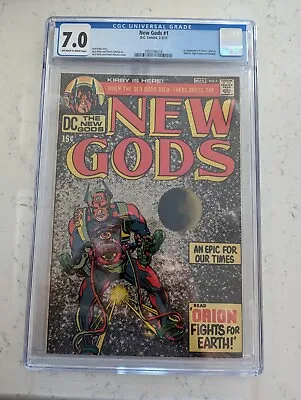 Buy New Gods #1 CGC 7.0  1st Appearances Of Orion Kalibak Metron Etc • 90.99£