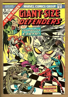 Buy Giant Size-Defenders #3 VF 8.0 (1975 Marvel) 1st Appearance Korvac • 87.87£